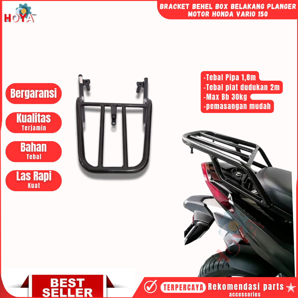 Bracket Behel Box Motor Honda Vario 125 LED Tebal Kuat