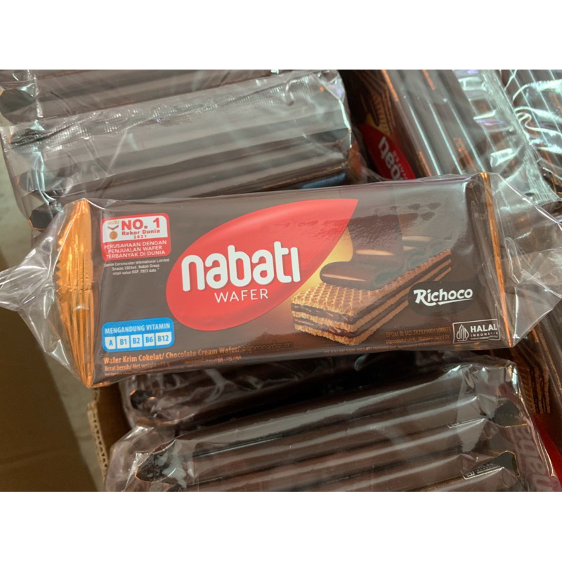 

Richeese Nabati Wafer Rasa Coklat 15g x 10pc