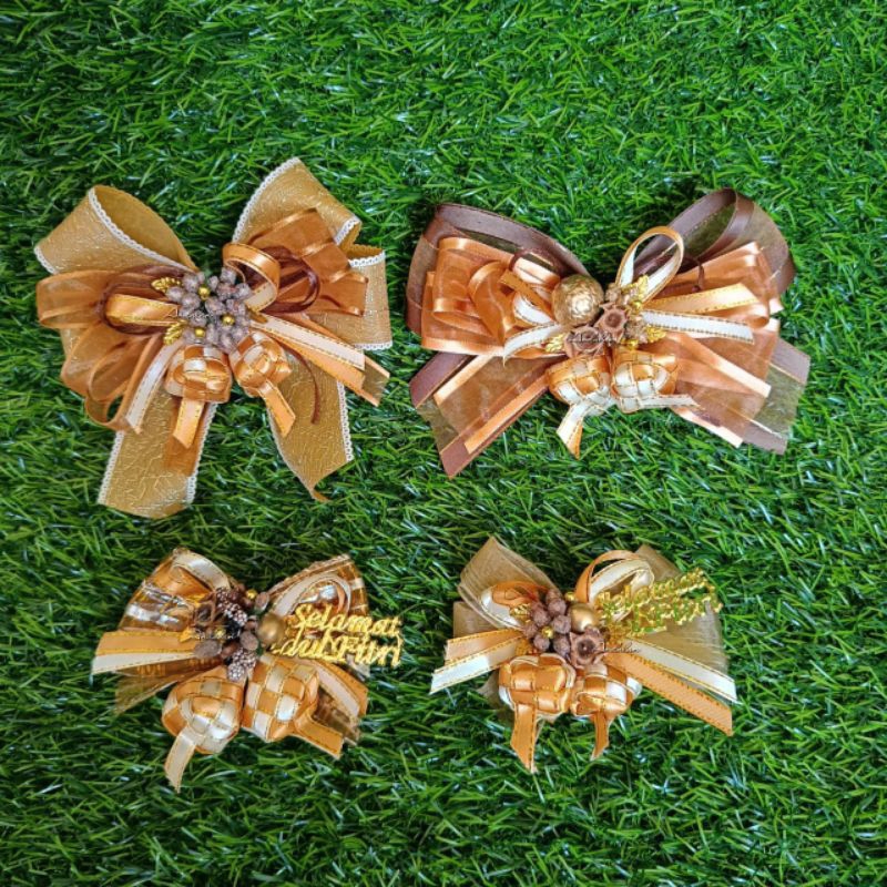 

Pita Idul Fitri Oranye Coklat Lebaran Jadian