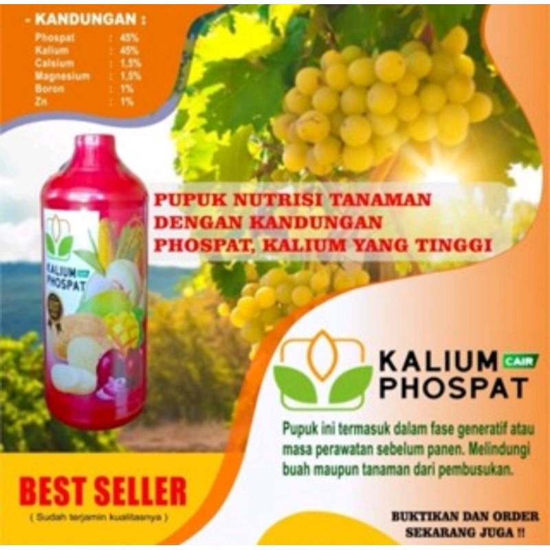 Pupuk Kalium Phospat Cair  Pembesar Umbi Dan Buah (1000ml)