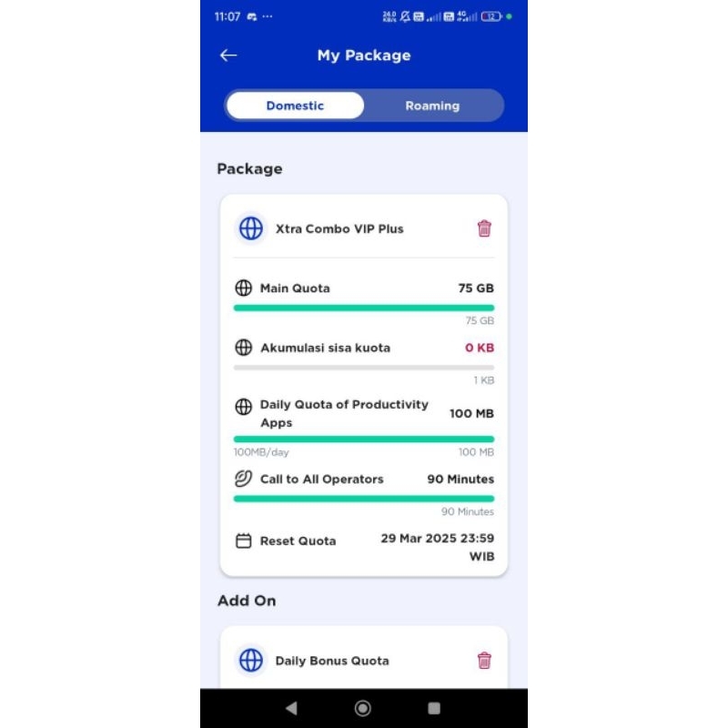 kartu xl xtra combo VIP plus 90%