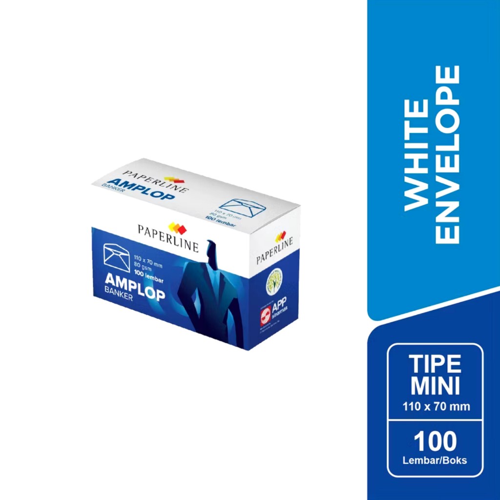 

Amplop Lem Mini Putih Polos Paperline
