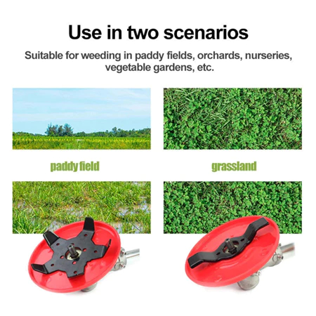 Galorea Pisau Matun Rumput Pisau Potong Rumput Alat Penyiang Gulma Mesin Potong Rumput Alat Matun