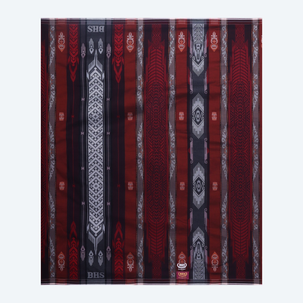 Sarung BHS Excellent Gold Motif E57 JGH Hitam Orange 01