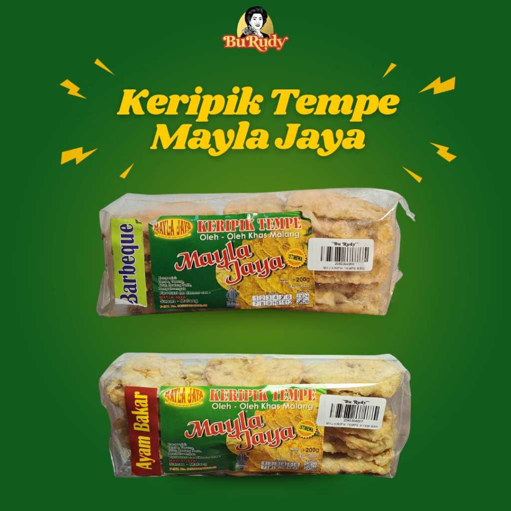 

KERIPIK TEMPE MAYLA JAYA || PUSAT OLEH OLEH BU RUDY