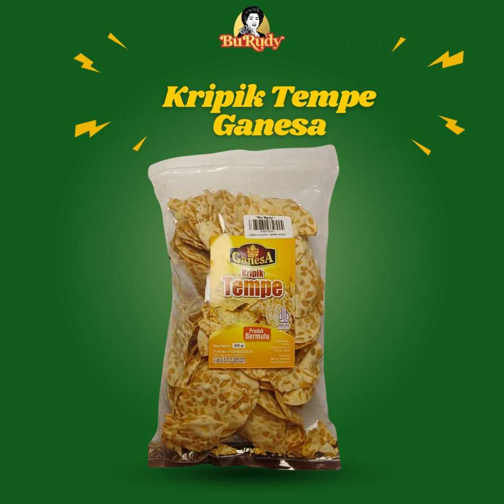 

Keripik Tempe Sagu Ganesa 200gr