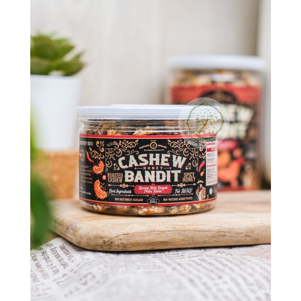 

ROASTED CASHEW BANDIT SPICY HONEY - JAR 120GR