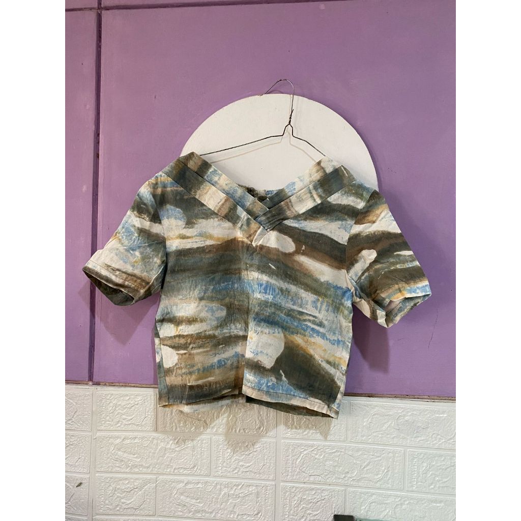 imaji tie dye top preloved