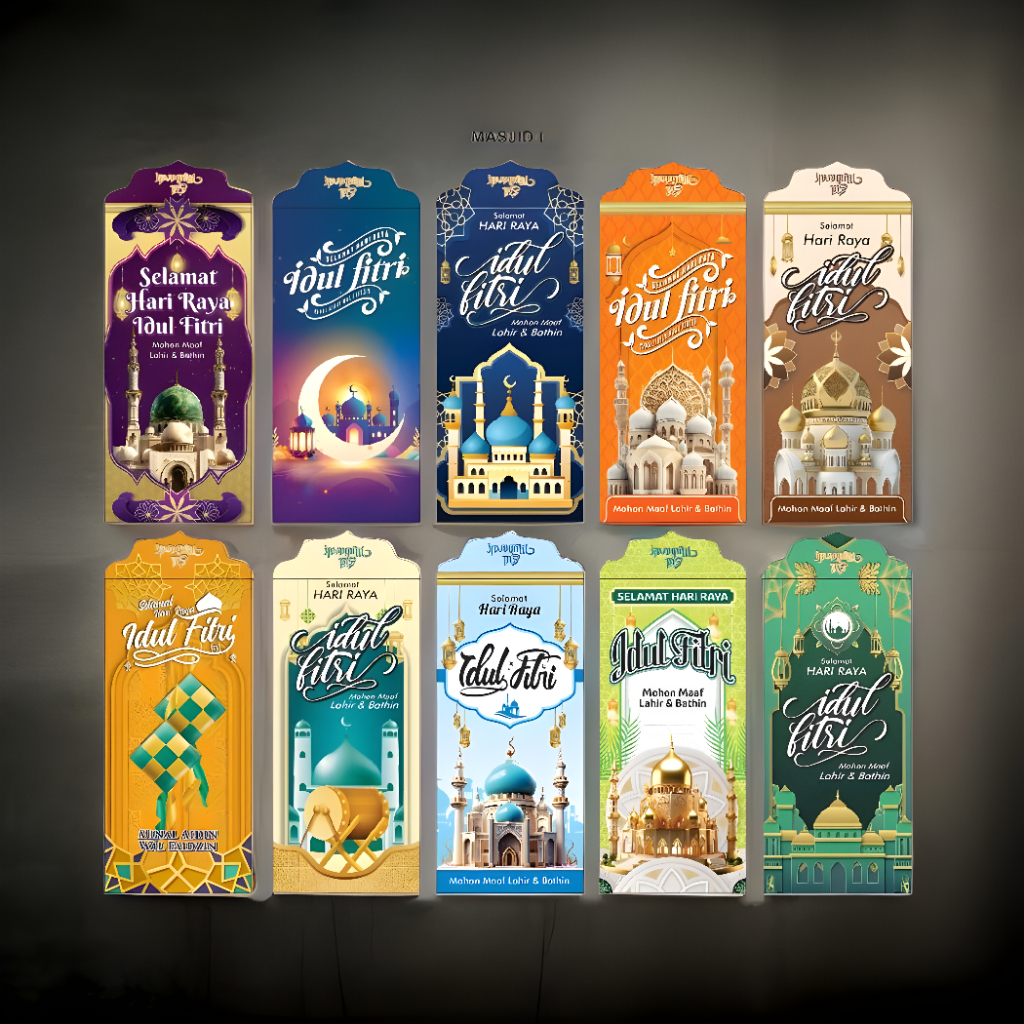 

Amplop Lebaran Masjid ukuran Besar isi 10 lembar