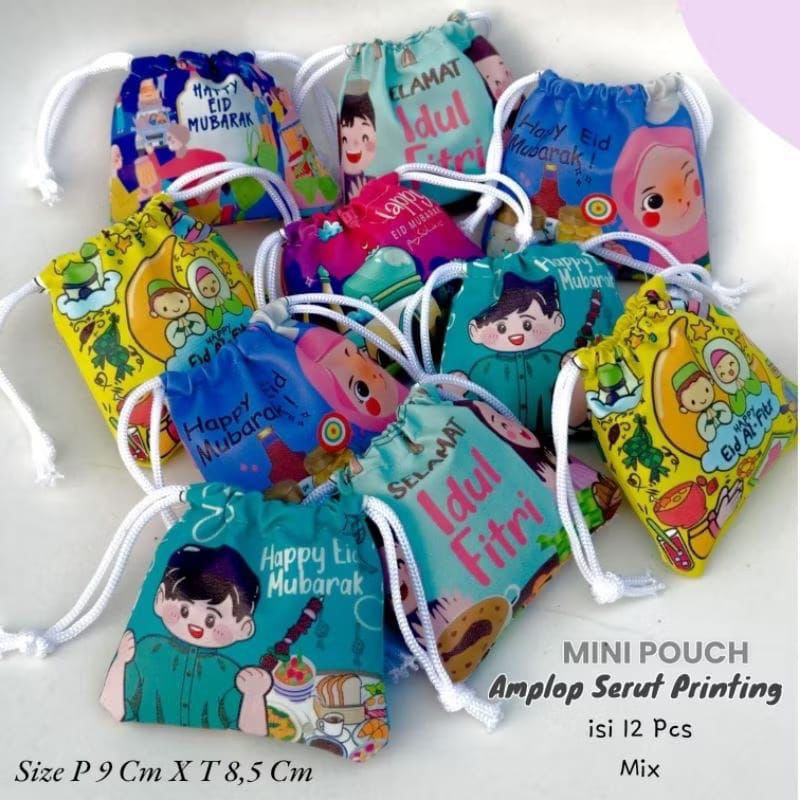 

(MIX RANDOM 12 PCS) AMPLOP SERUT PRINTING