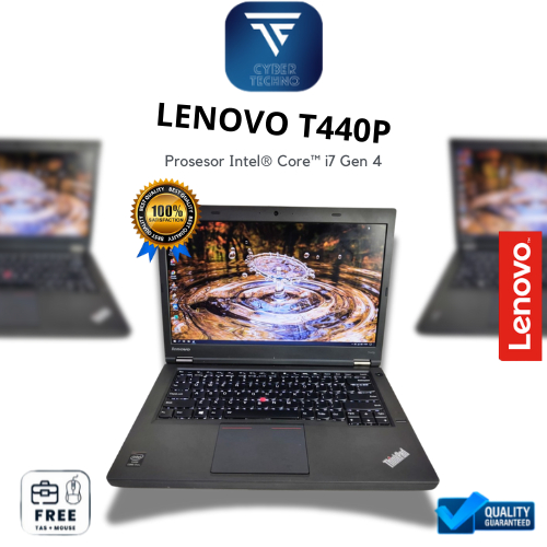 LAPTOP LENOVO THINKPAD T440P CORE I7 GEN 4 DISPLAY 14 INCH
