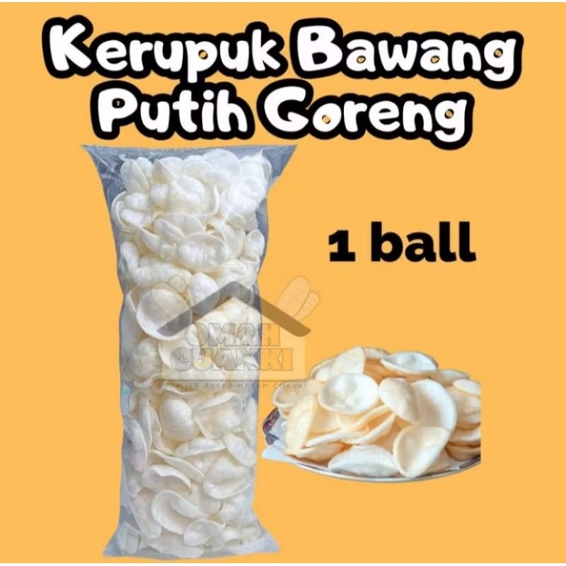 

Kerupuk Bawang Putih Siap Makan 1 Bal