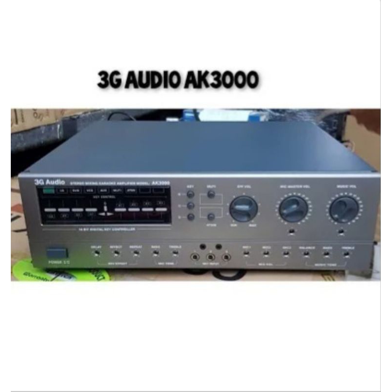 AMPLIFIER KARAOKE 3G AUDIO AK3000 AK 3000 ORIGINAL