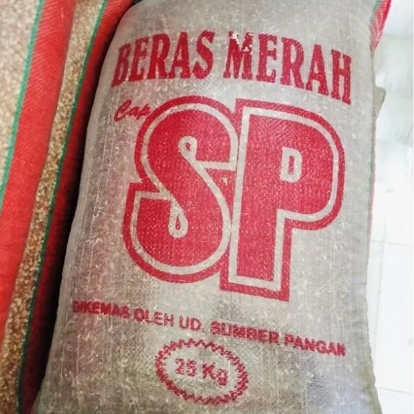 

Beras Merah 1 Zak 25 Kg Makanan/ Pakan Ayam Cap SP