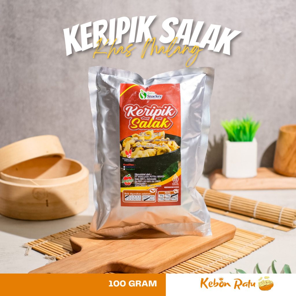 

Batu Snackey Keripik Kripik Buah Salak 100 GRAM Oleh Oleh Surabaya Malang