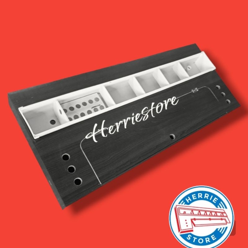 Tutup cover atas akuarium 100cm plus filter talang pvc aquarium.acesoris meja cabinet aquarium