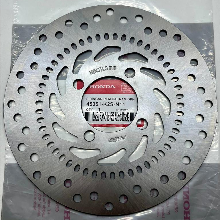 45351-K2S-N11 Piringan Cakram Disk Brake Depan Honda Vario K2S ABS