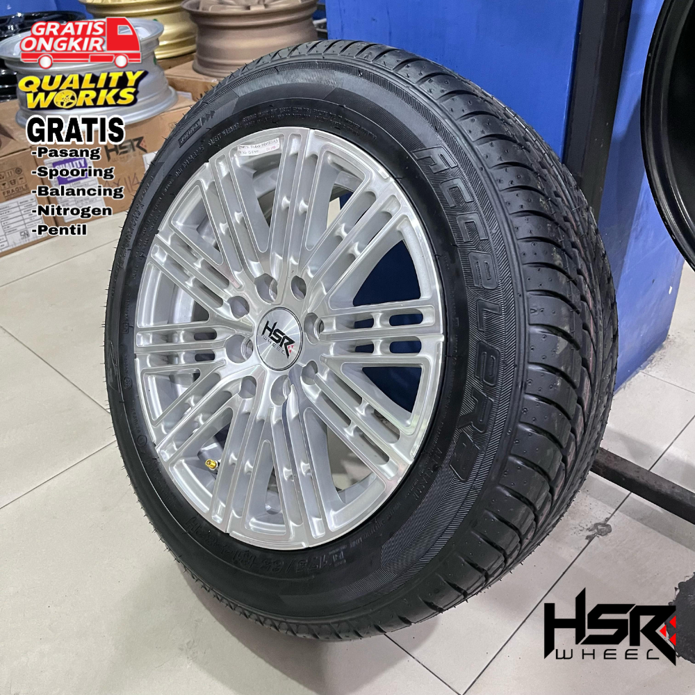Paket Ganteng Velg Mobil Avanza, Sigra, Ring 14 Hsr Tomok, Ban Accelera, Forceum