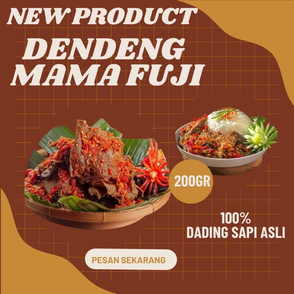 

viral dendeng mama fuji keriuk balado/kemasan 200gr oma gala 100% HALAL