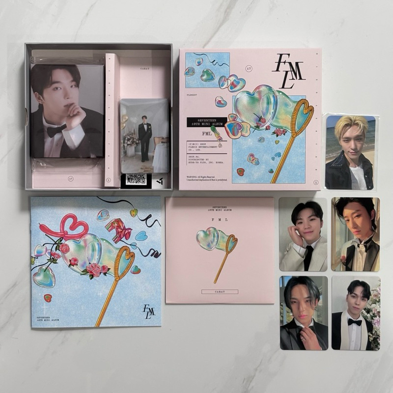 [DINO SET] SEVENTEEN 10TH MINI ALBUM FML (CARAT VER.) UNSEALED FULL SET + POB YES24 PHOTOCARD