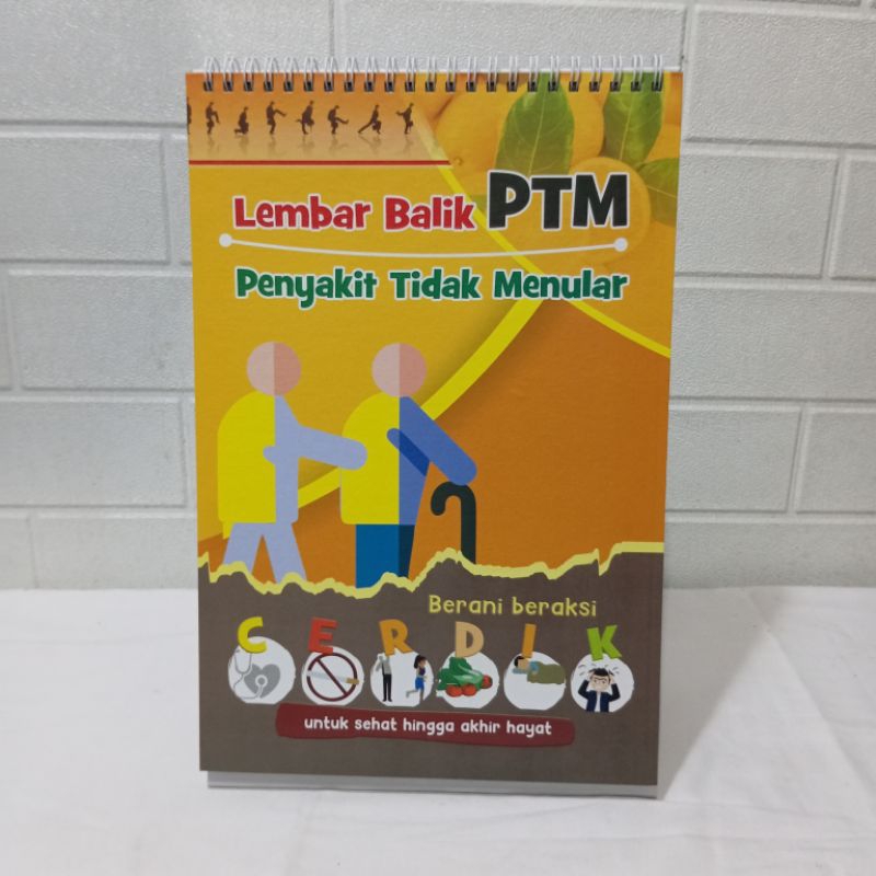 Lembar Balik Edukasi Penyakit Tidak Menular | Lembar Balik PTM | Lembar Balik Edukasi Kesehatan