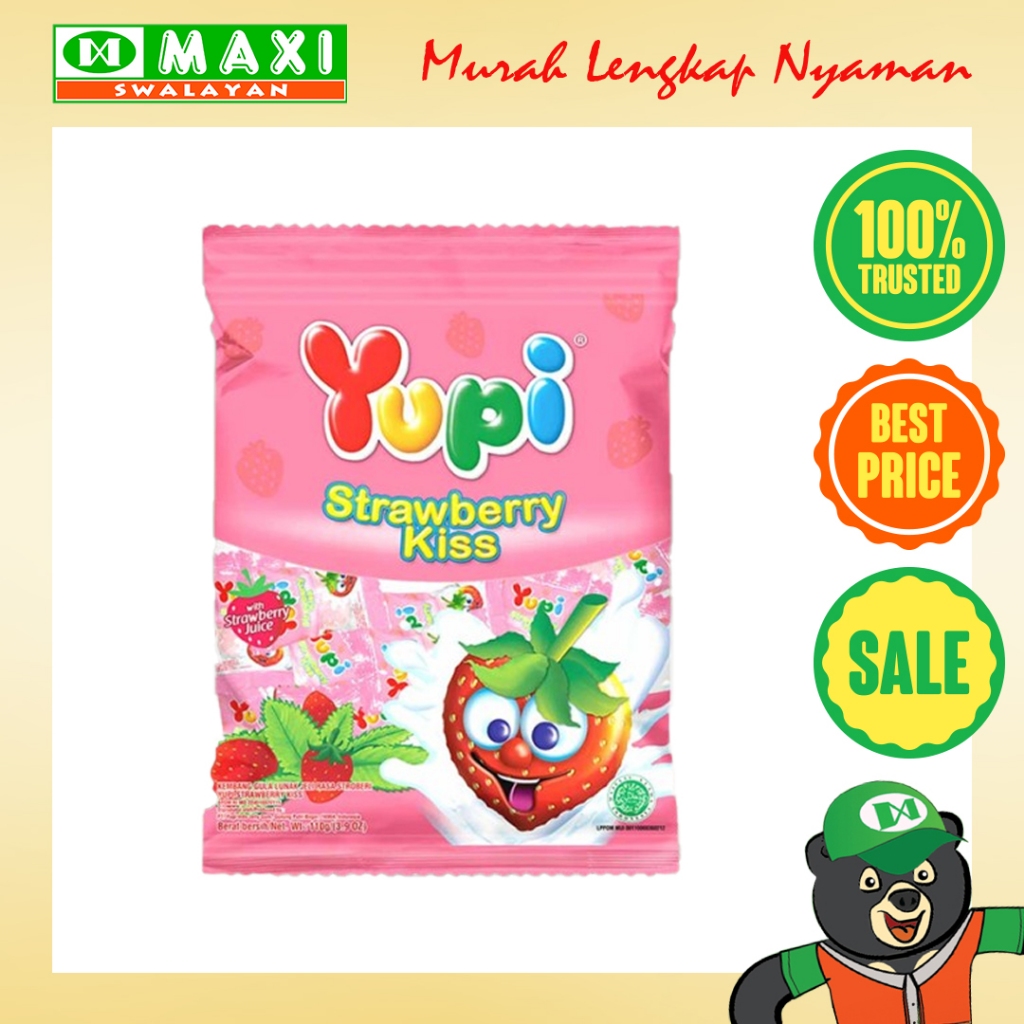 

Yupi Strawberry Kiss 105gr
