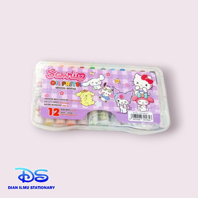 

oil pastel 12 warna sanrio