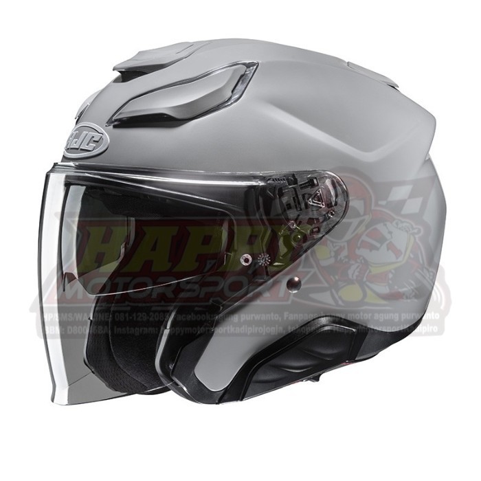 Helm HJC F31 Nardo Grey Half Face