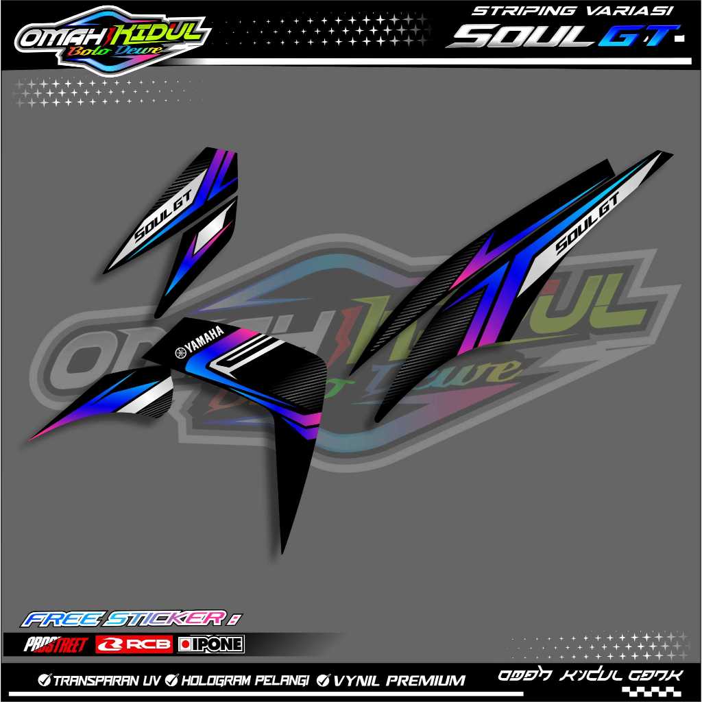 STRIPING VARIASI YAMAHA MIO SOUL GT 115 / STIKER LIST MOTOR YAMAHA MIO SOUL GT 115