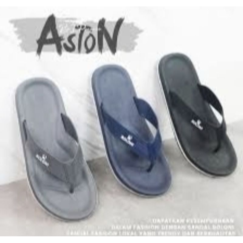 sandal jepit pria sandal boloni aston sandal santai