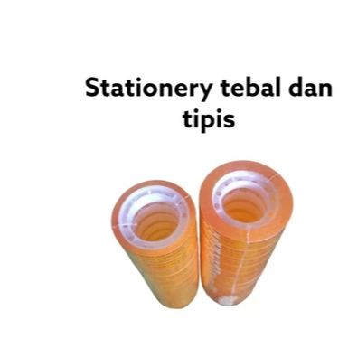 

Selotip / solasi Bening 12 pieces tebal dan tipis