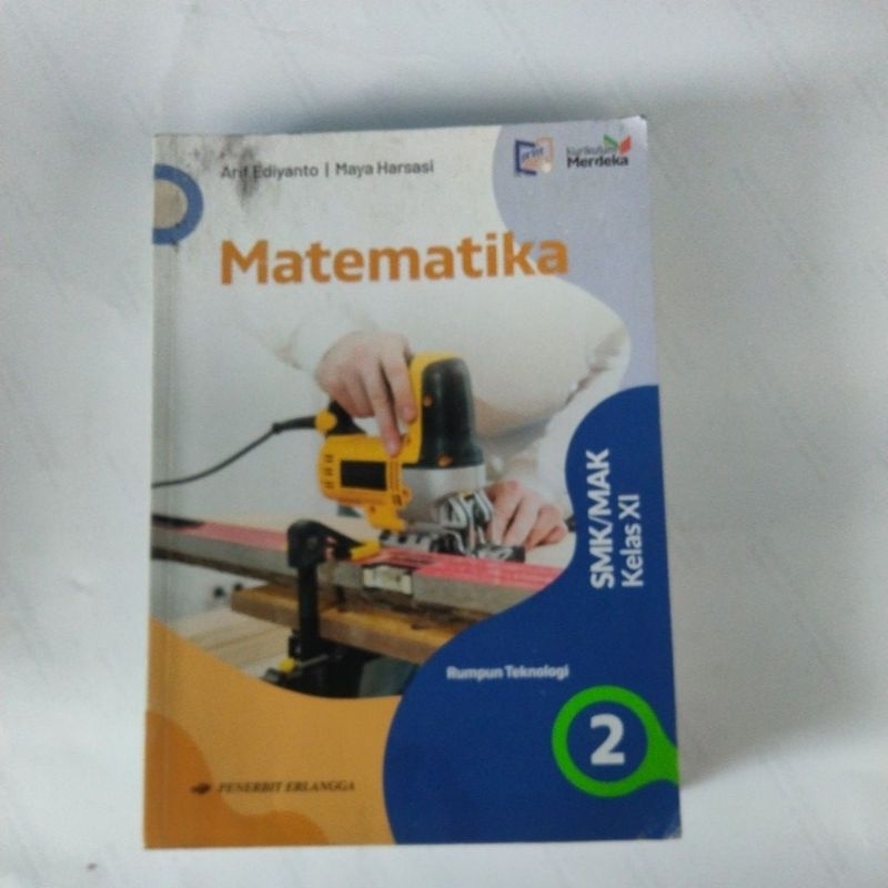 Buku Matematika Smk/Mak Kelas 11/2 Kurikulum Merdeka Erlangga