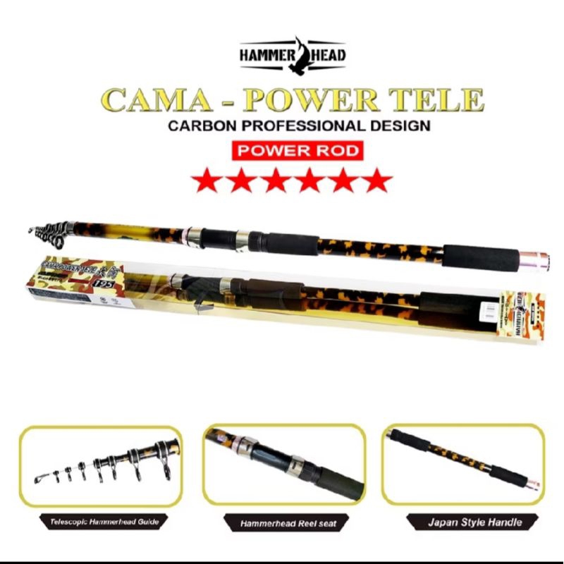 Joran Antena / Telescopic HammerHead Cama Power Tele