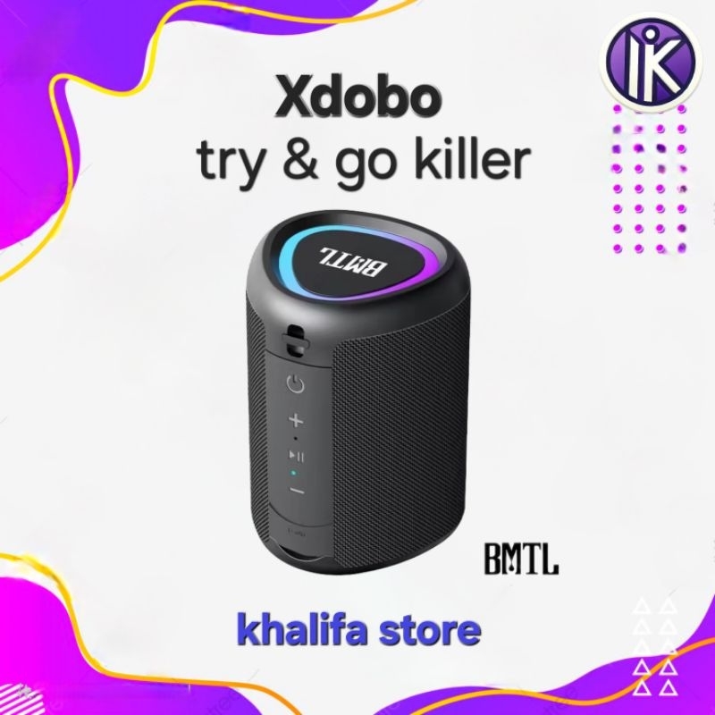 speaker bluetooth portable Xdobo try & go killer