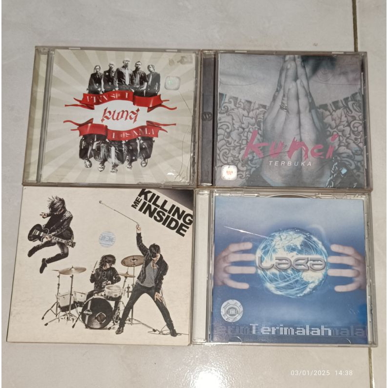 cd Indonesia KUNCI-1 = Sama / KUNCI-Terbuka / KILLING ME INSIDE (2) / LABA-Terimalah (1)