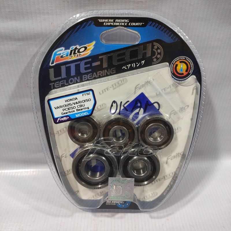 BEARING GEARBOX FAITO LITE TECH VARIO 125 VARIO 150 OLD NEW PCX 150 PCX 125 ORIGINAL FAITO
