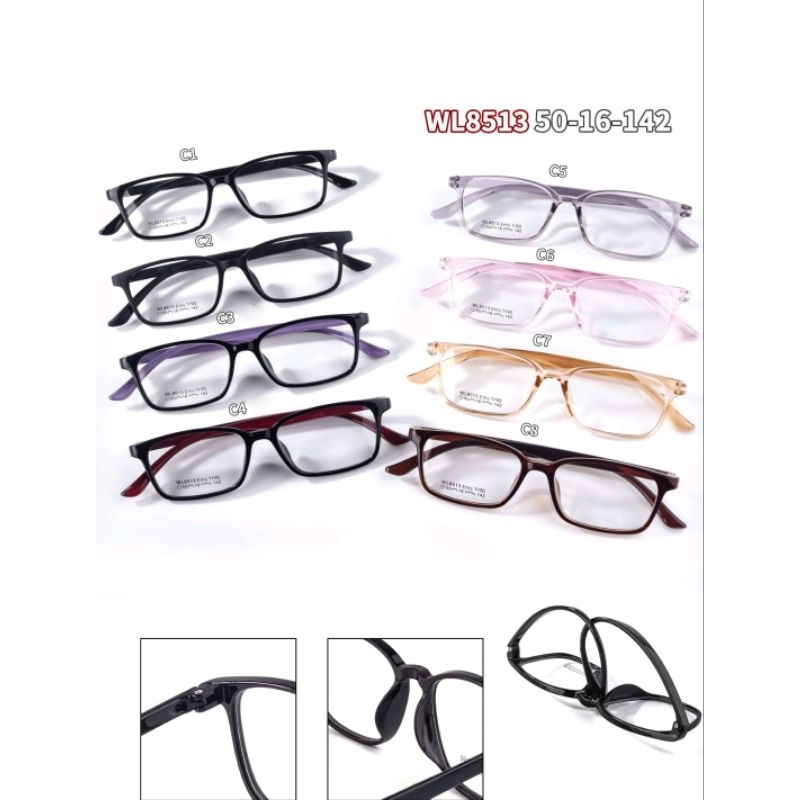 KACAMATA ICHIDO WL8513 + LENSA BLUERAY