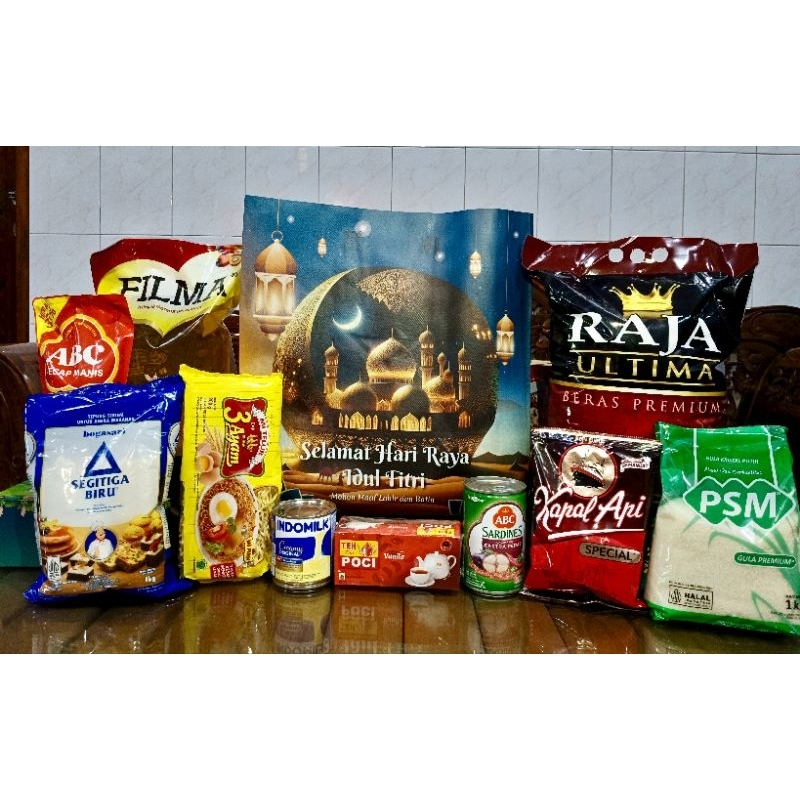

PAKET SEMBAKO JUMBO + SHOPPING BAG / HAMPERS LEBARAN