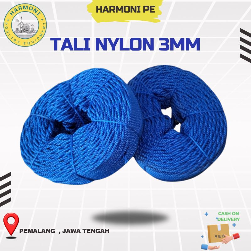 

TALI NYLON 3MM | TALI TAMPAR 3MM | TALI STARTER NYLON 3MM