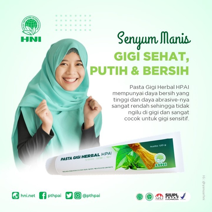 HNI Pasta Gigi Herbal HPAI