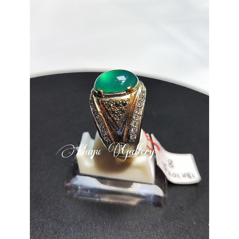 Batu Bacan Doko Natural 100% - Perak