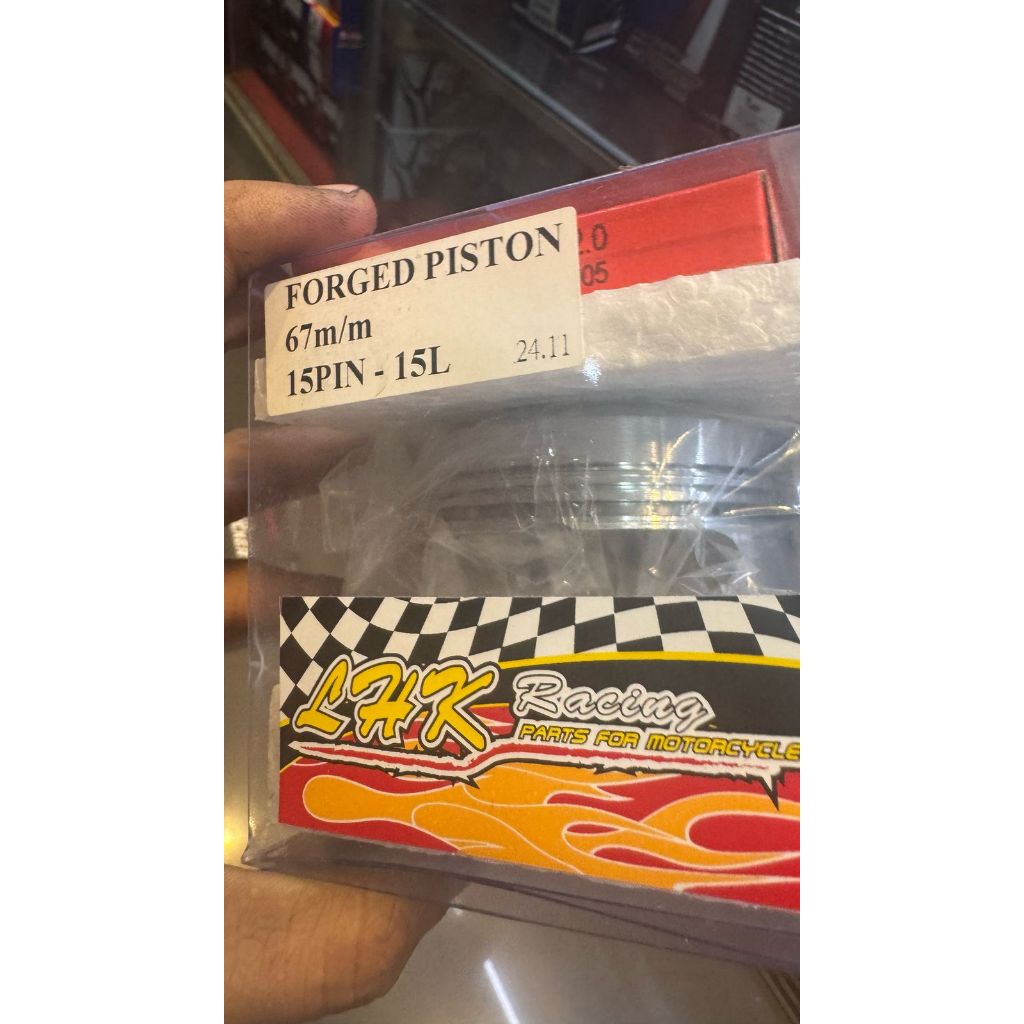 piston LHK blank pin 15 mentah 67mm