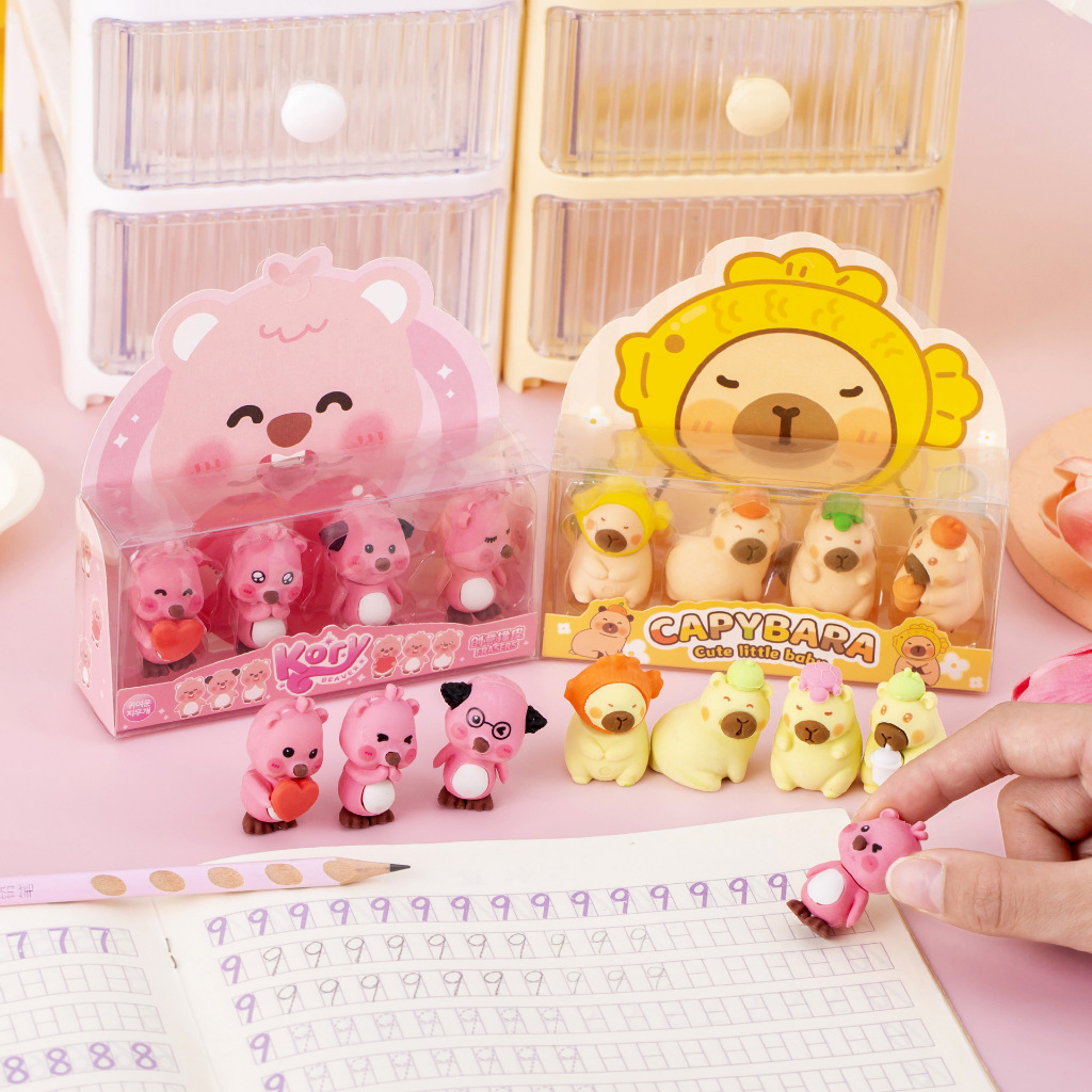 

PENGHAPUS 3D PENSIL ANIMAL BEAVERY CAPYBARA BOX / ERASER PENCIL KIDS ANAK ANIMAL ALAT TULIS ATK KARTUN CARTOON PORORO LOOPY/ HADIAH ULANG TAHUN GIFT HAMPERS E10 #KIDSHINE