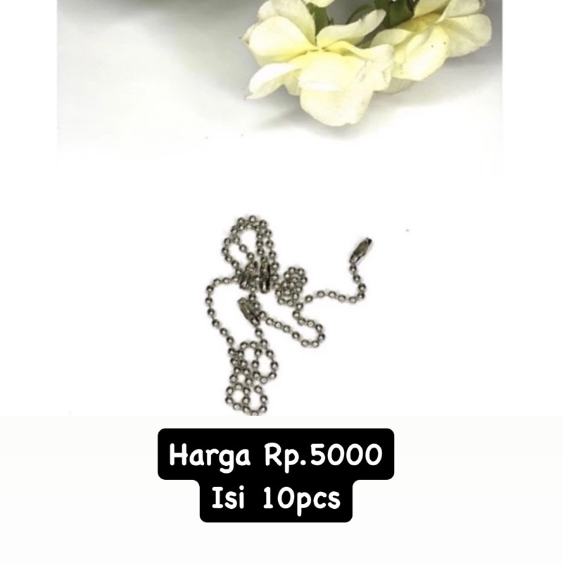 

Rantai biji Lada/ Gantungan hang tag