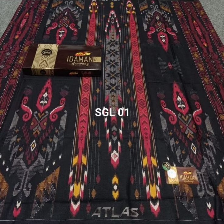 Sarung ATLAS Idaman Kembang New Motif BHS