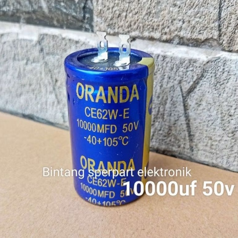 (1 Buah) ELCO 50V 10000UF ORANDA KAPASITOR ELCO 10000UF 50V ORANDA CAPACITOR ELCO 10000UF 50VOLT ELC