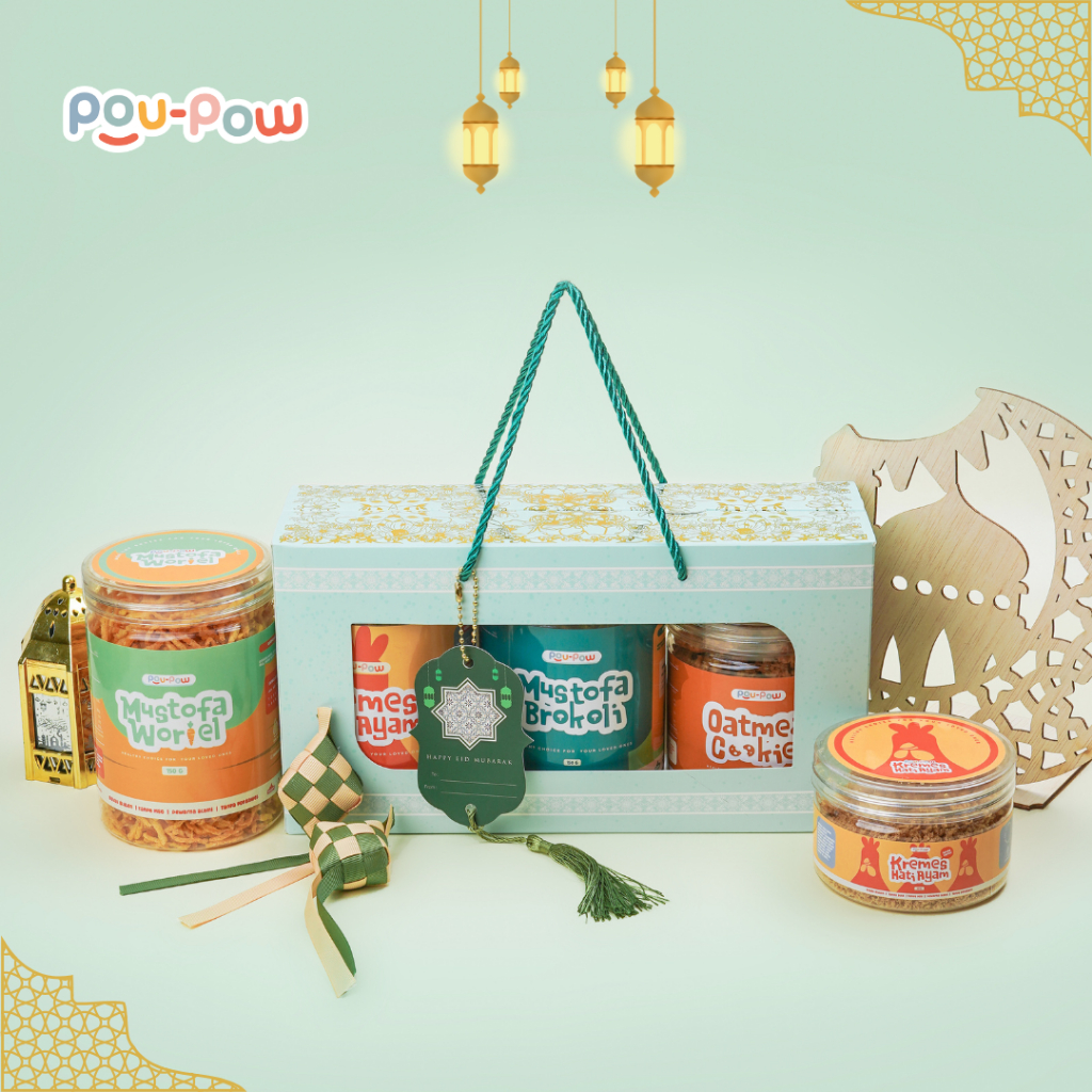 

Poupow Hampers Lebaran Idul FItri Isi 3 Snack Anak