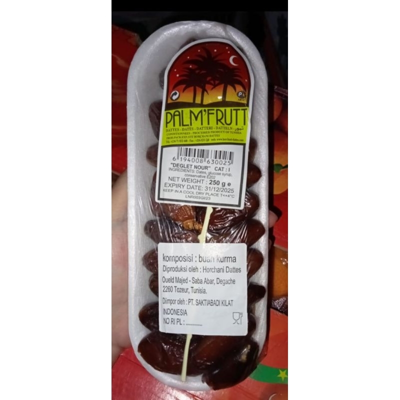

KURMA PALM FRUIT TUNISIA PACK (BERAT 250 GR)