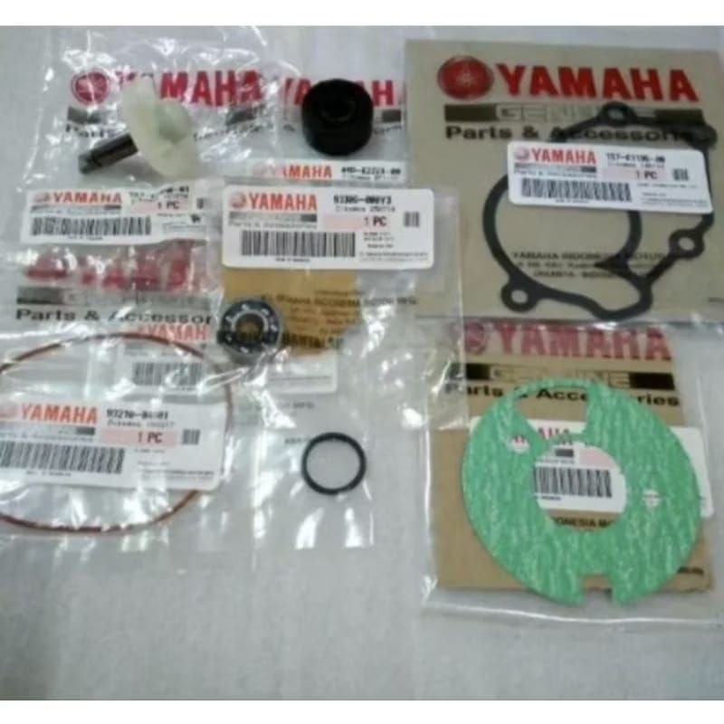 PAKET SET WATER PUMP WATERPUMP AS KIPAS SEAL SIL BERING PACKING RADIATOR MX KING R15 VIXION OLD NEW