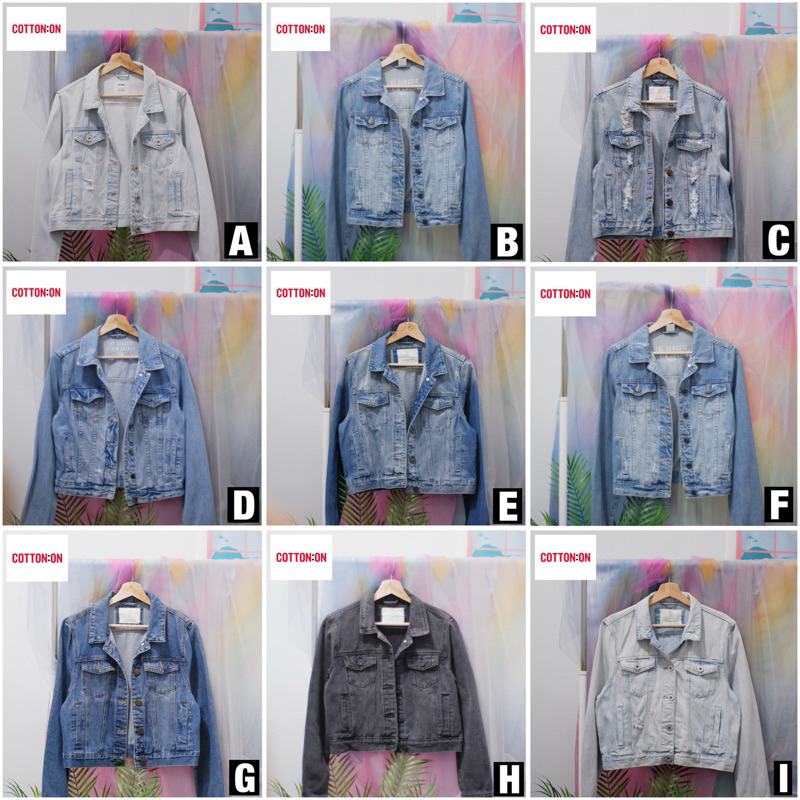 (Preloved) Cotton On Jeans Jacket - Jaket Jeans Branded 1